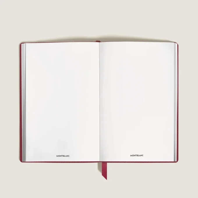 Notebook Small, Saffiano-läder, röd – blanka sidor