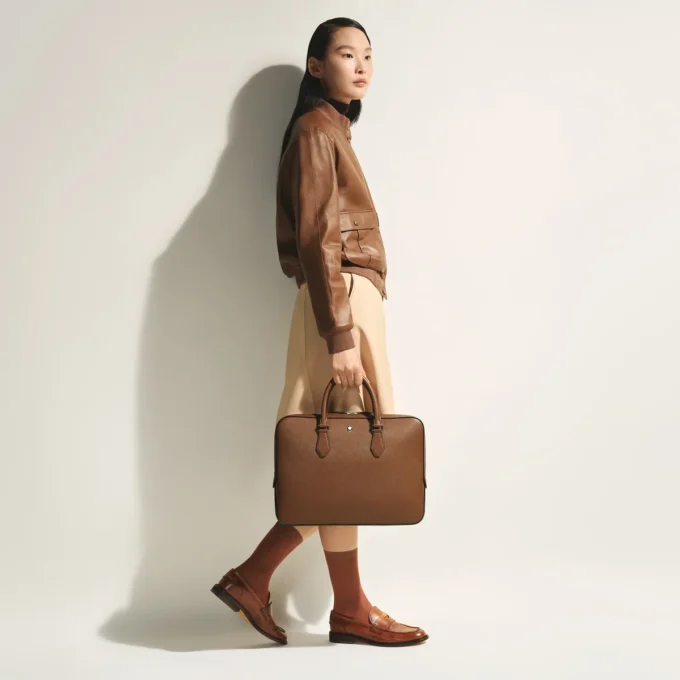 Sartorial tunn dokumentväska