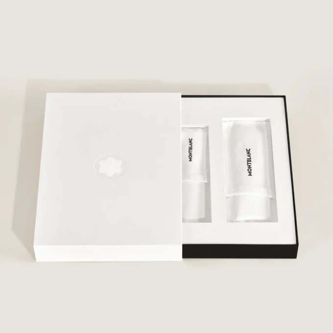 Set med PIX Deep Green Rollerball & Montblanc Envelope 1-Pen Pouch