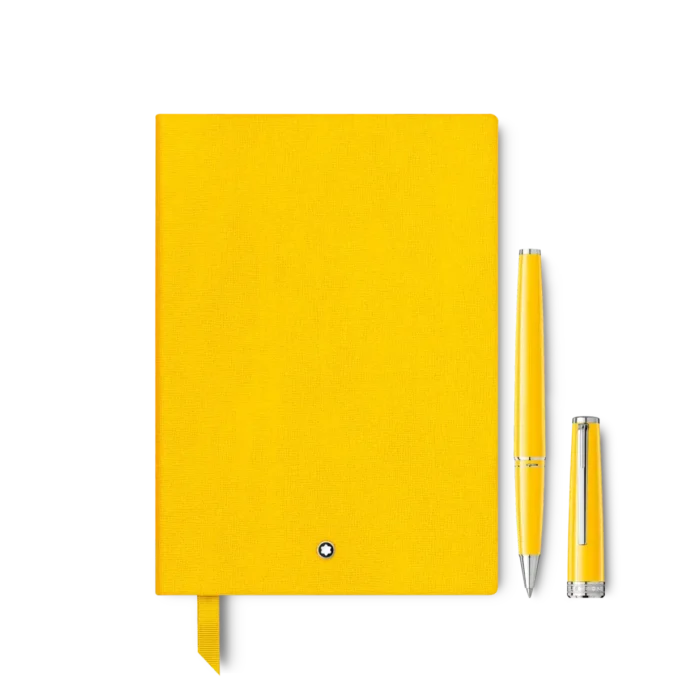 Set med PIX Rollerball Yellow & Notebook #146 Yellow (linjerad)