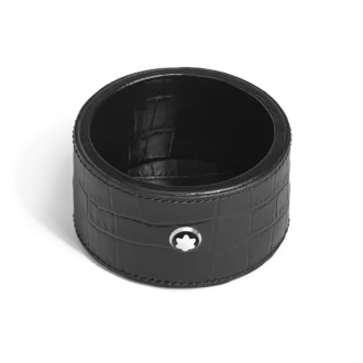 Skrivbordsskrivbord, krokodilprägling, svart