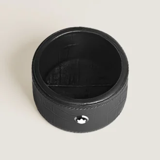 Skrivbordsskrivbord, krokodilprägling, svart