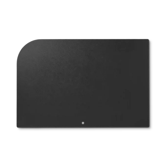 Skrivbordsunderlägg i svart läder