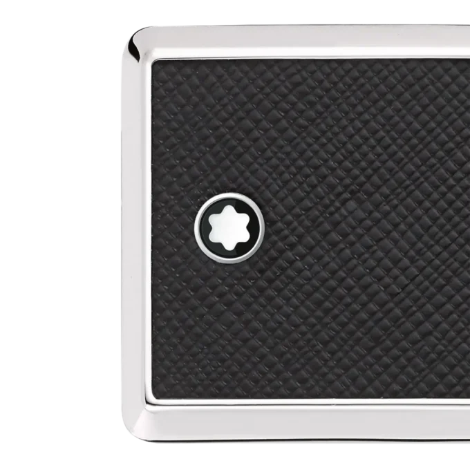 Svart 30 mm läderbälte