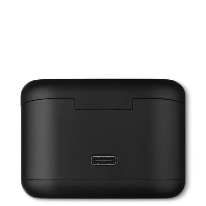 Svart laddningsfodral för Montblanc MTB 03 In-Ear-hörlurar