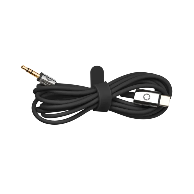 Svart reseset för Montblanc MB 01-hörlurar