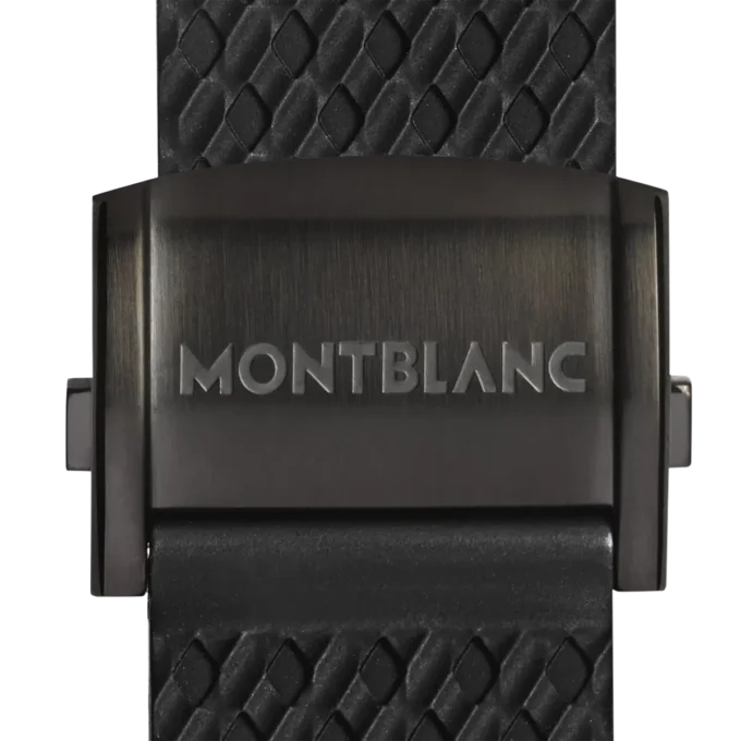 Svart sportrem i gummi