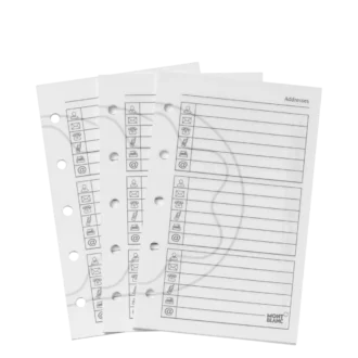 Telefon- och adressblad, pocketformat